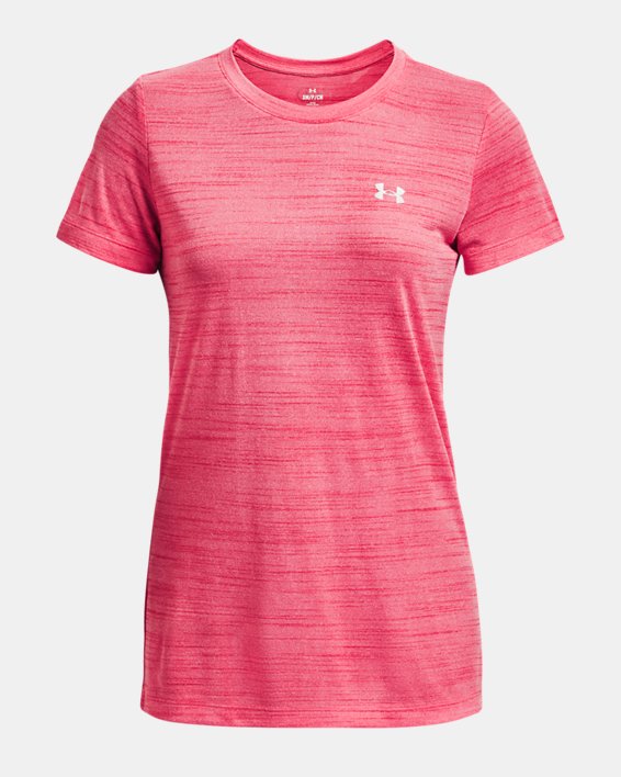 Women's UA Tech™ Tiger Short Sleeve in Pink image number 4
